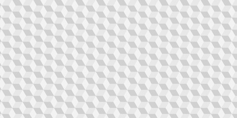 Naklejka premium Seamless geometric pattern isometric cubic. Mosaic cube pattern vector tile blank wallpaper. 