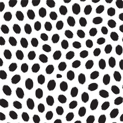 Vector art of abstract pattern with black oval shape on light background