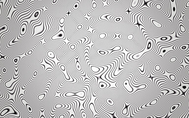 Abstract Contour Lines Topographic Map Pattern