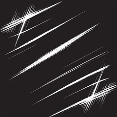 Vector art of abstract white lines on