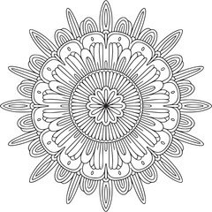 Vector art of mandala art
