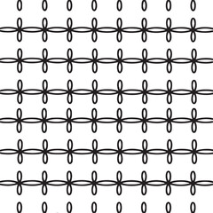 Vector art of seamless black and white abstract pattern