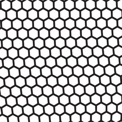 Vector art of hexagonal pattern