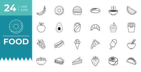 Fast Food Icon for Restaurant and Meal Delivery