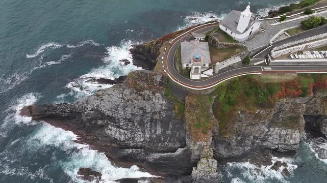 Faro de Luarca en la Comarca del Vald&eacute;s, Asturias