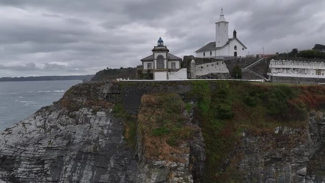 Faro de Luarca en la Comarca del Vald&eacute;s, Asturias