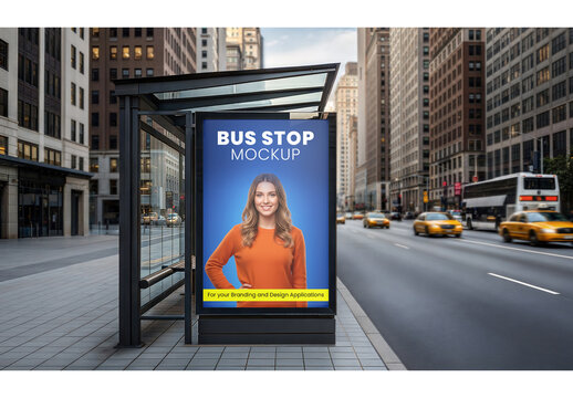 Bus Stop Mockup 53