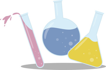 test tube with liquid