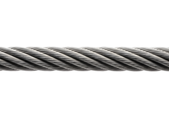 Steel Cable Strength: Close-Up of Durable Wire Rope, Industrial Rigging, and High-Tension Suspension with a dark background.