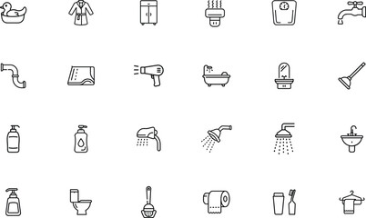 Washroom Icon for Restroom and Facility Design