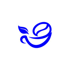 A coffee cup logo icon design is a vector symbol for web business illustration