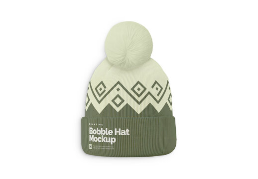 Bobble Hat Mockup 9