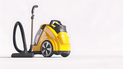 vacuum cleaner isolated on white, close up of a vacuum cleaner, vacuum cleaner on the floor