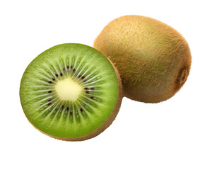 Obraz premium kiwi isolated on white background. Cut out PNG file