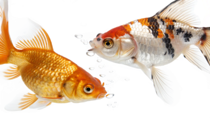 goldfish, isolated on a transparent background PNG