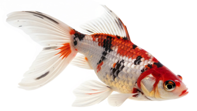goldfish, isolated on a transparent background PNG