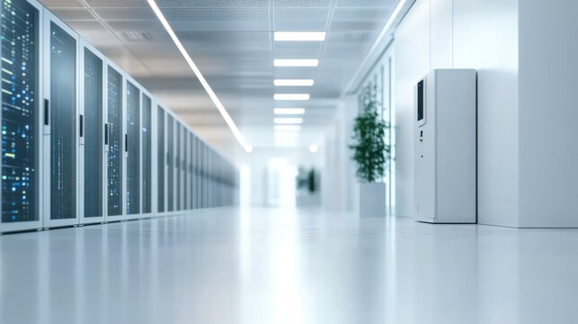 Artistic representation of data flowing seamlessly across a global cloud computing network - Powered by Adobe