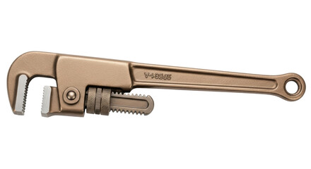 Isolated pipe wrench adjustable hand tool, plumbing repair equipment for grip turning bolts