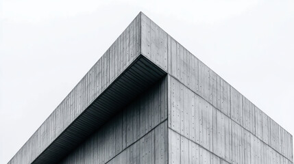 Architecture minimalism modern style design details building exterior concrete abstract background