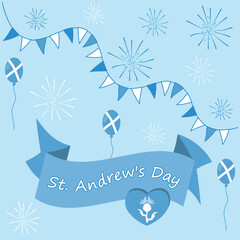 St. Andrew's Day Celebration Graphic
