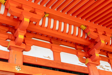 日本の伝統建築の軒を支える組物