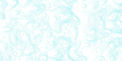 A digital contour map pattern in gradient teal tones, creating a 3D illusion of terrain elevation and valleys. Perfect for backgrounds, mapping themes, or futuristic visualization.