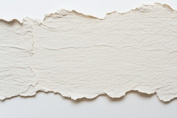 Textured White Paper Background with Rough Edges for Creative and Artistic Design Projects, Minimalist Style