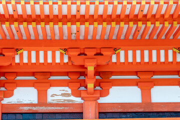 日本の伝統建築の軒を支える組物