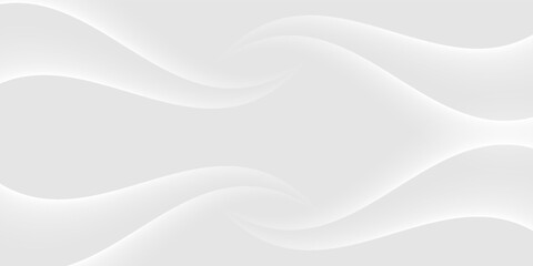 Abstract white and gray wave background. texture white pattern. vector illustration
