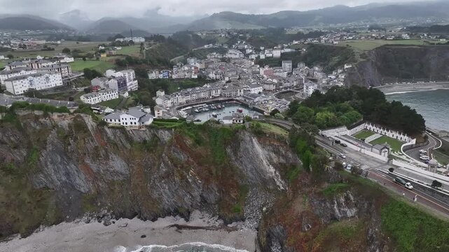 Faro de Luarca en la Comarca del Vald&eacute;s, Asturias