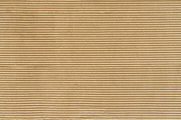 Gelb ocker Putz - Struktur mit horizontalen Rillen in Nahaufnahme