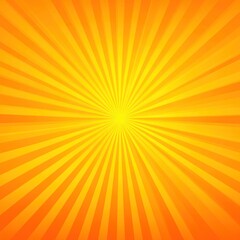 Obraz premium Abstract orange and yellow radiating lines background