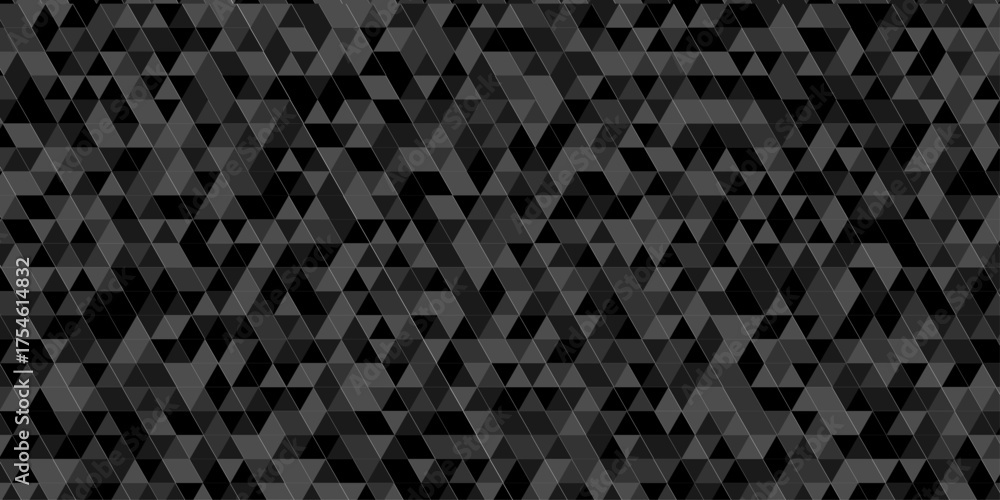 Sticker abstract low polygon cubic black gray black vector poly triangle texture geometric pattern composed 
