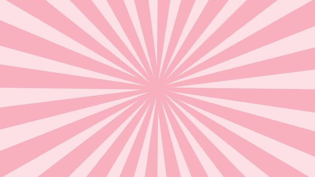ピンクの放射線状ぐるぐる