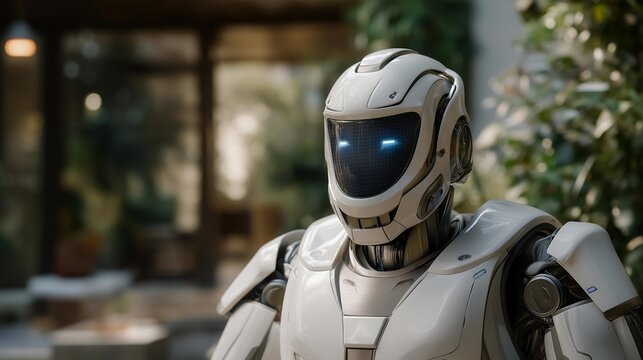 Expressive doctor robot giving virtual consultation through holographic projection, emotion of patience and clarity evident, symbolizing remote healthcare innovation, telemedicine advancement, and