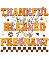 Grateful Hearts & Pumpkin Pies – Funny Thanksgiving Holiday Design