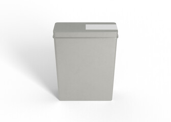 Sealed Tin Mockup for Product Packaging