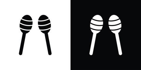 Maracas icon concept design element. pictogram icons.