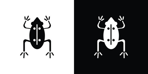 Frog icon concept design element. pictogram icons.