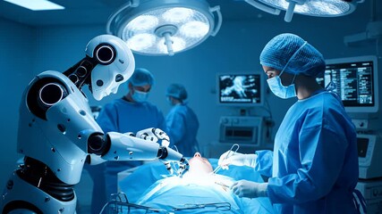The Future of Medicine - AI and Robotics Revolutionizing Healthcare. - Powered by Adobe