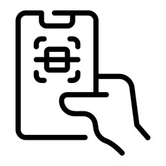 scanning device line icon