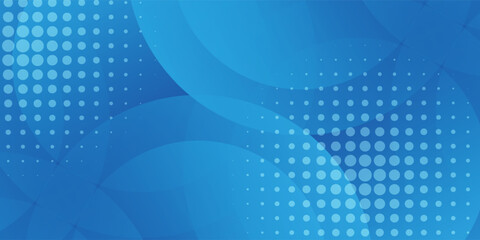 Abstract blue background with circles. Vector illustration, eps10