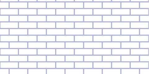 Obraz premium white brick wall texture and solid bricks seamless pattern background. 