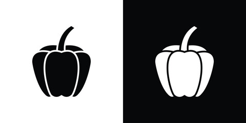 Capsicum icon concept design element. pictogram icons.