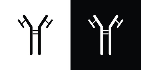 Antibody icon concept design element. pictogram icons.