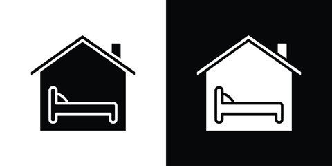 Accommodation icon concept design element. pictogram icons.