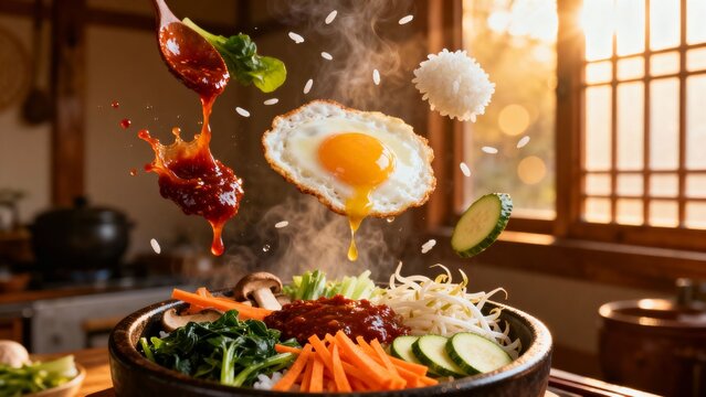 Korean Food bibimbap