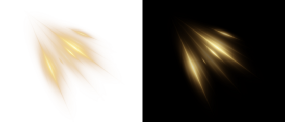 PNG transparent sunlight lens flare effect with soft white beams, realistic light transition overlay for sun ray glow and illumination design.	
