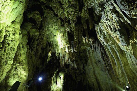 Stalactites, stalactite cave, H&ouml;llgrotten, Baar, Canton Zug, Switzerland