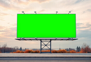 billboard on the road